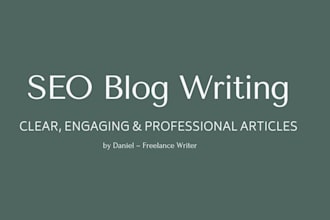 write SEO blog articles up to 1000 words