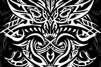 design a unique custom tribal tattoo