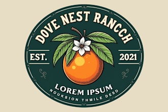 design high quality orange food logo with express delivery