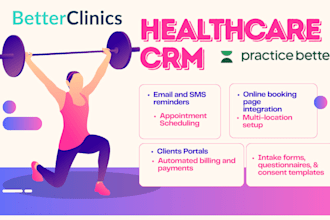 setup healthcare crm practicebetter zhealth trella whole practice better clinics