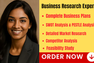 do quality market research and feasibility study reports and business plan