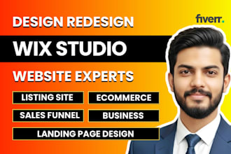 design wix website, wix studio website redesign, wix ecommerce website