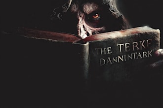 do horror book cover, ebook cover and kdp cover in just