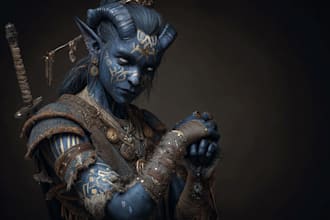 create fantasy character design