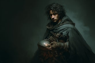design a fantasy, dark fantasy character concept