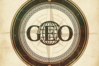 design a vintage geo logo