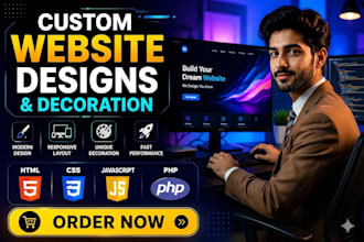 create a professional modern business website with responsive and clean design