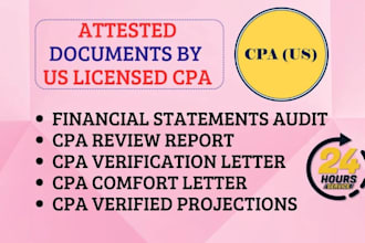 do CPA audit, financial profit and loss,