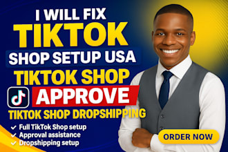 fix tiktok shop setup usa tiktok shop approve tiktok shop dropshipping tiktok
