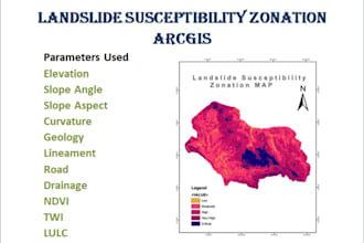 make high quality maps and gis analysis using arcgis