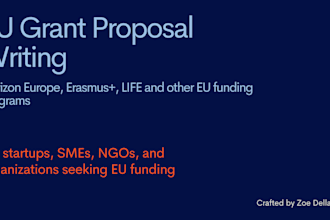 write professional european grant proposal, horizon europe, erasmus, life