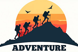 make a high quality adventure logo for your business