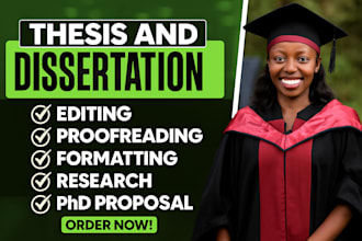create phd dissertations and research, or phd proposal meeting all requirements