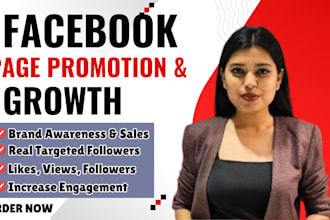 promote your facebook page to reach 20,000 followers active audience