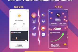 set up meesho auto dm and instagram affiliate automation
