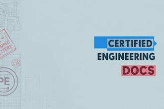 certified engineering documentation pe stampled official letters