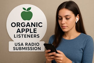 do organic apple listeners, USA radio submission, real USA radio playlist