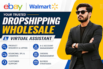 be your expert ebay and walmart automation, dropshipping, wholesale, and VA