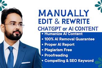 manually edit, rewrite, and humanize ai chatgpt content