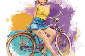 draw a pin up girl and pin up girl