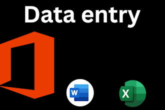 expert ms office and data entry