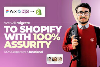 migrate woocommerce to shopify, wordpress to shopify, wix to shopify