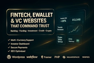 bank ewallet vc credit venture capital cv website, angel investors website y2k