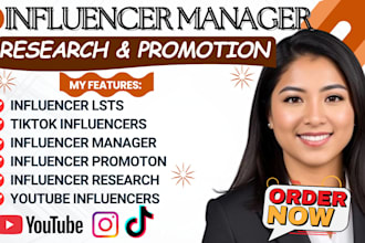 do influencer research promotion marketing campaign