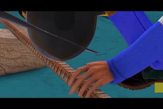 do 3d industrial machinery operation video, oil gas safety training animation