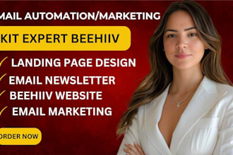 setup your bee hiivnewsletter convertkit expert kit landing page kit automation