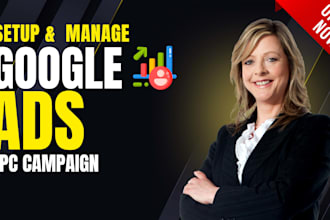 setup optimize google ads PPC search, display, pmax for conversions