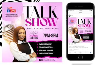 create pro social media flyer, event or church flyer