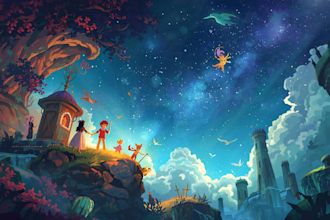 create colourful book illustrations and book covers