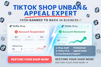 unban your tiktok shop, appeal bans, and fix tiktok shop policy violations