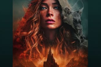 design fantasy book cover, fantasy ebook cover