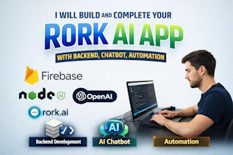 build and complete your rork ai app with backend, chatbot, automation