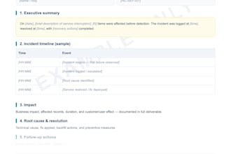 write detailed incident reports