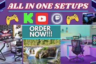 setup, brand, promote your twitch, kick, youtube channels