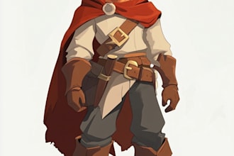 draw 2d game character or 2d game character