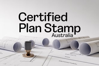 stamp electrical architectural engineering and pool plans approval in australia