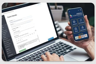 develop event booking app, event planning, conference app, event manegement app