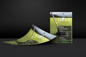 design a professional flyer for your bussiness
