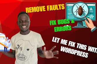 debug and fix issues in HTML, CSS, PHP, or wordpress