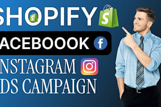 setup shopify facebook ads and instagram ads campaign
