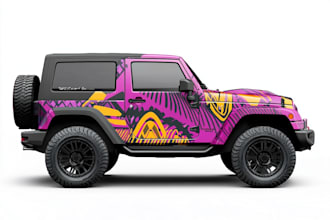 design a professional car or van wrap