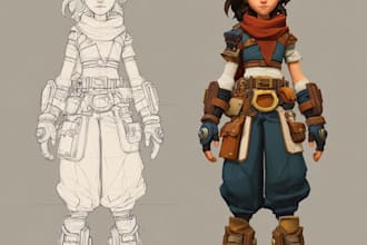 create a game character