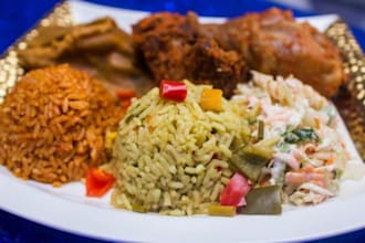 teach you how to prepare jollof rice and turkey
