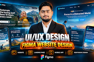 do figma website design, figma website, website ui ux design