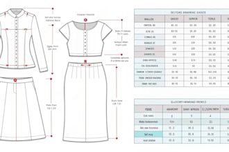 draw sewing pattern for any type of apparel garments