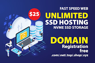 buy and setup domain and hosting for your website
